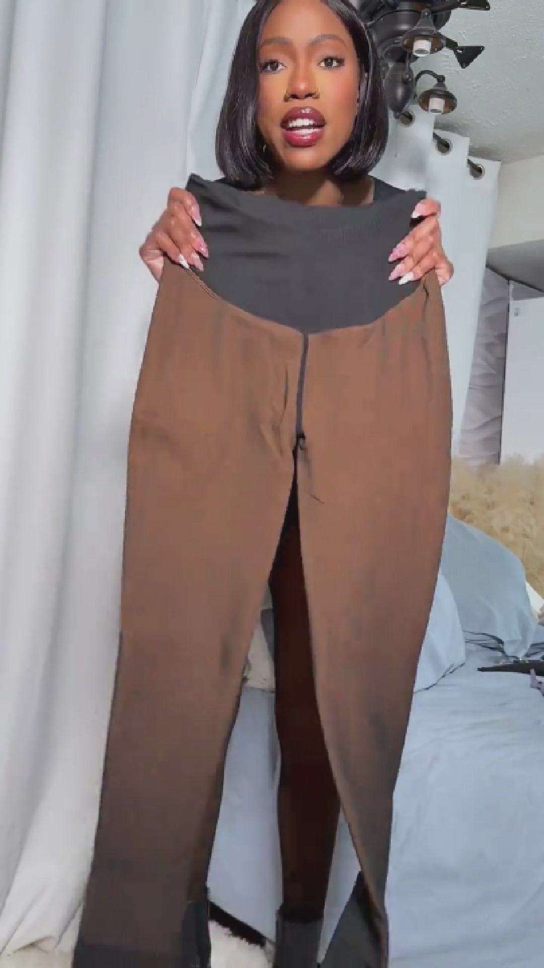 Winter warm pantyhose leggings video